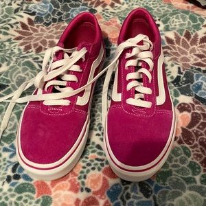 Magenta vans